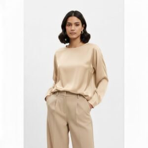 blusa satin luxe