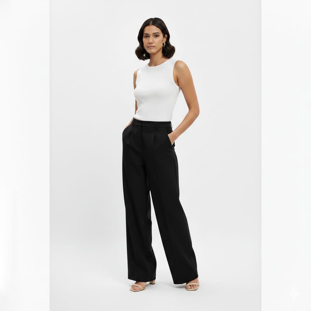 pantalón wide leg soft