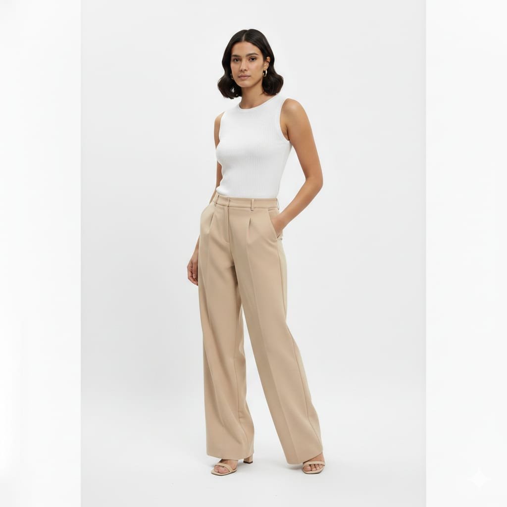pantalón wide leg soft